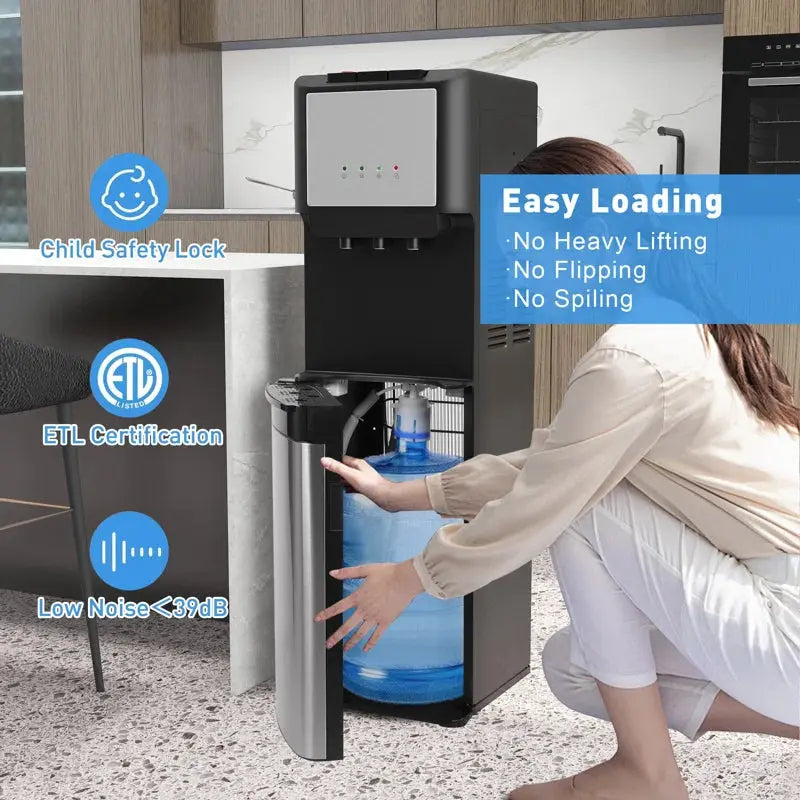 LUCKYREMORE Free Standing Bottom Loading Electric Water Dispenser | Fridge.com