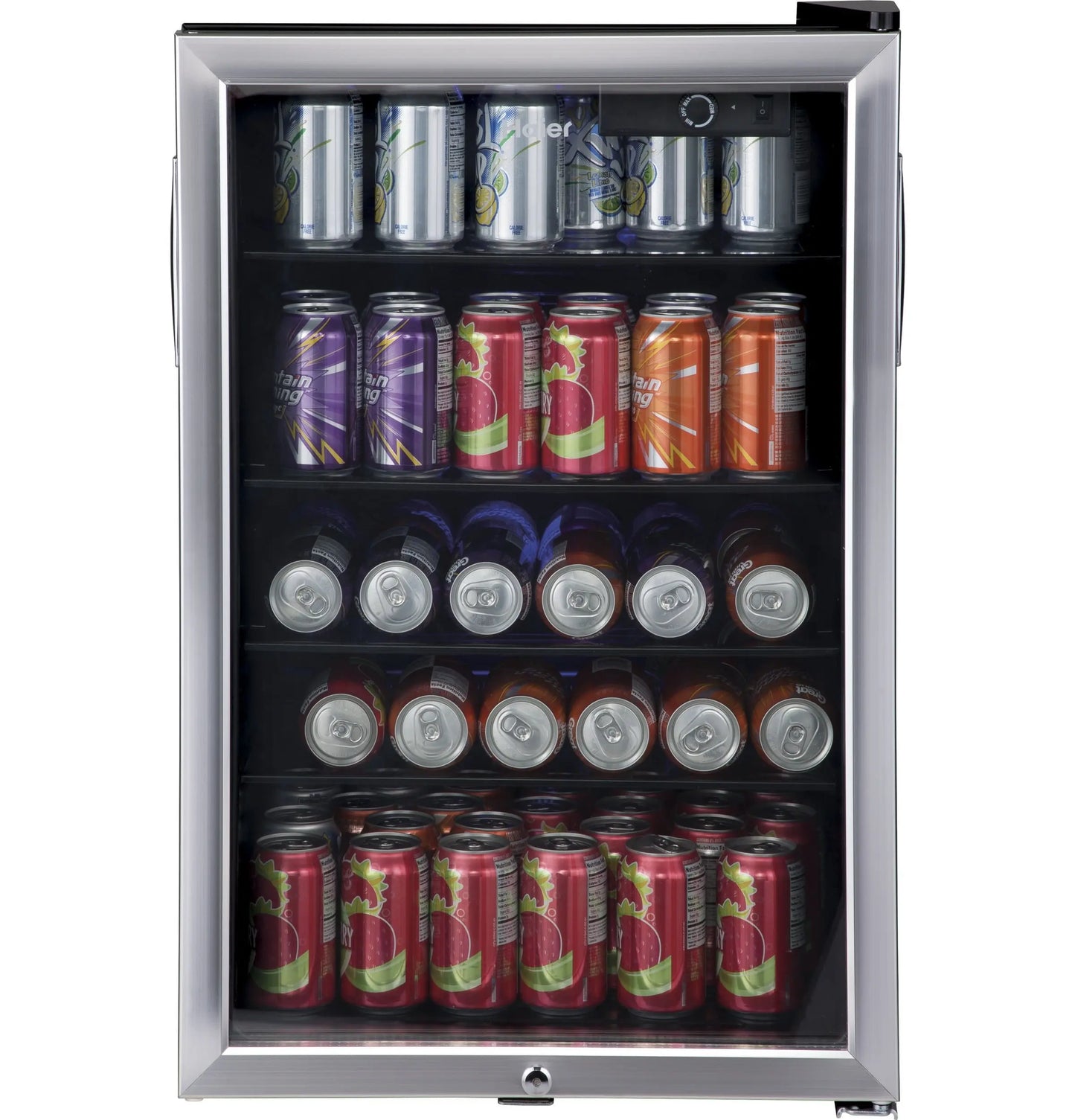 Large Capacity 150 Can Stainless Steel Cooler and Compact Beverage Center | Fridge.com