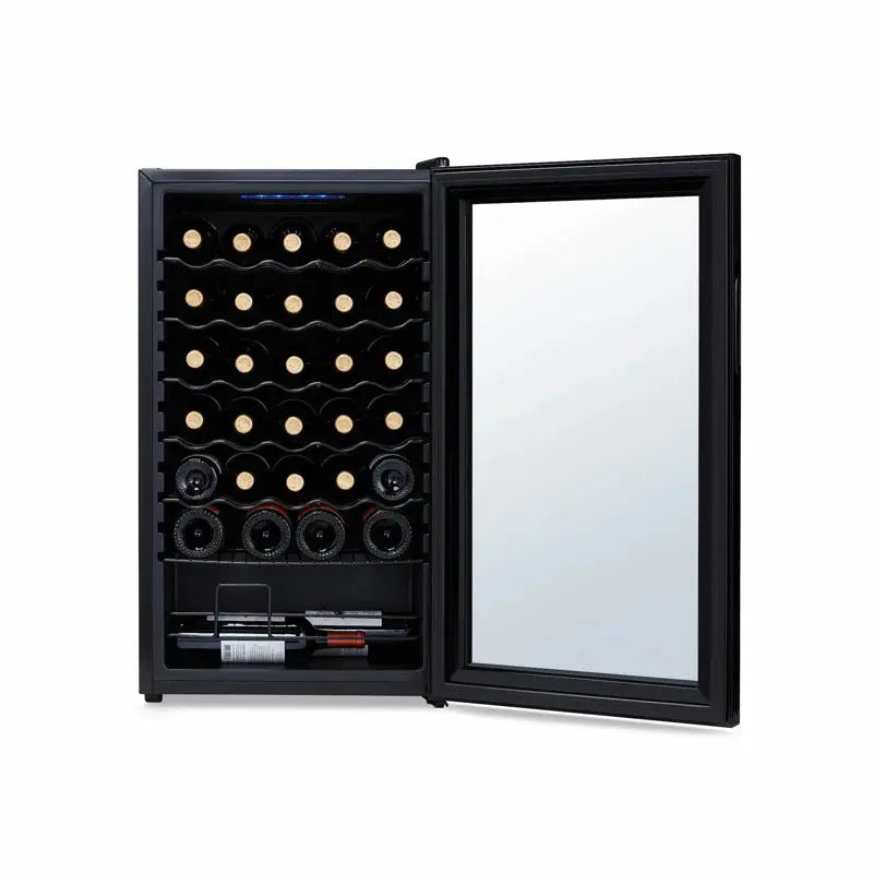 Luma Comfort 18.7'' 34 Bottle Single Zone Freestanding Wine Refrigerator | Fridge.com