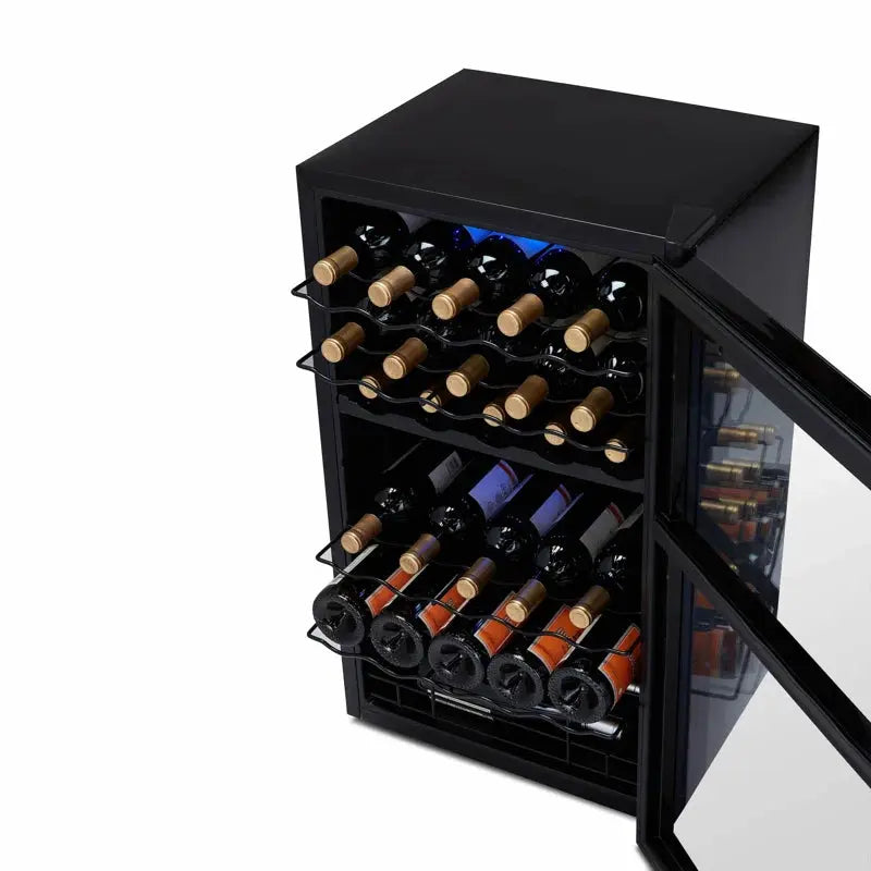 Luma Comfort 19.5'' 33 Bottle Dual Zone Freestanding Wine Refrigerator | Fridge.com