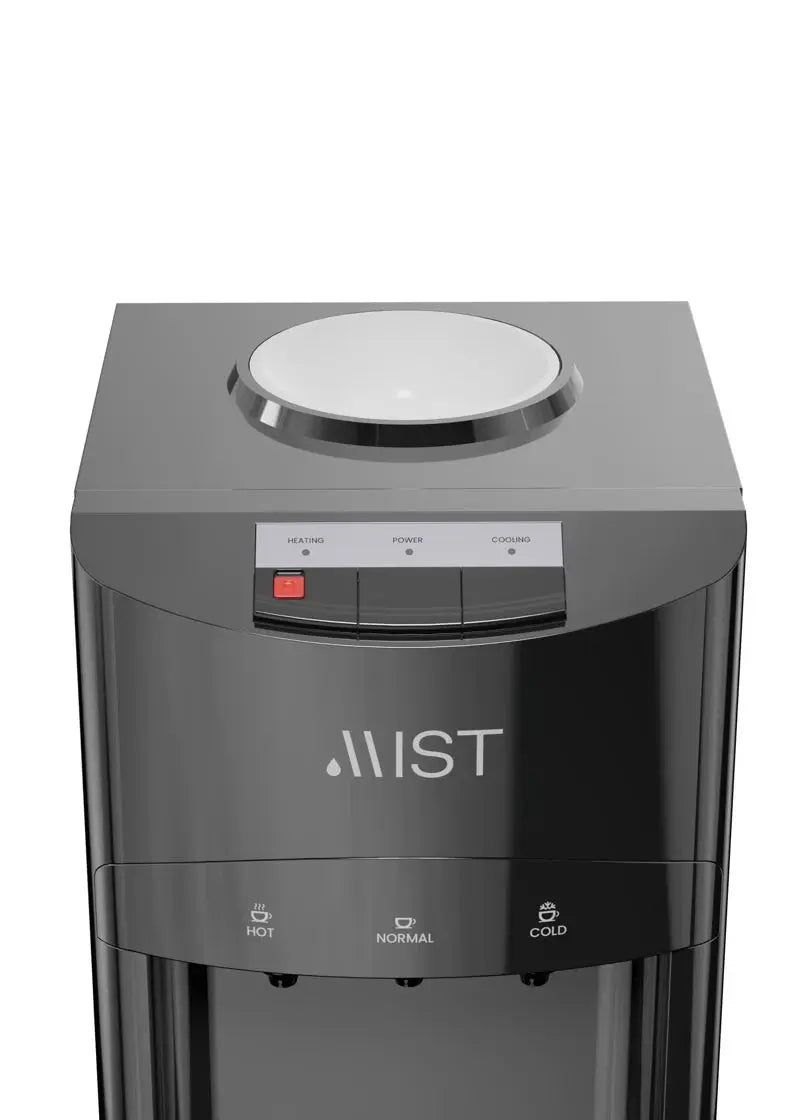 MIST Black Free Standing Top Loading Electric Water Dispenser | Fridge.com