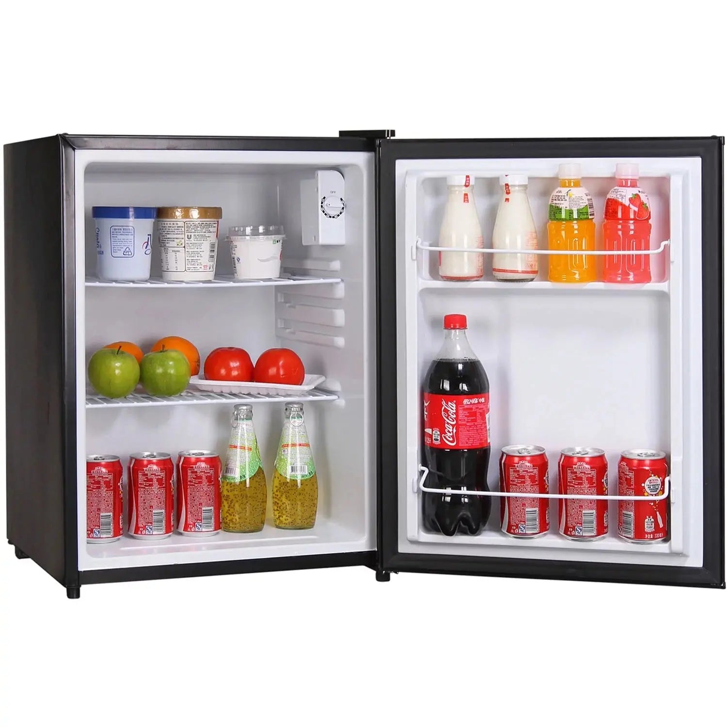 Magic Chef 18.5 Inch Width 2.4 Cu. Ft. All Refrigerator in Black with Single Door | Fridge.com