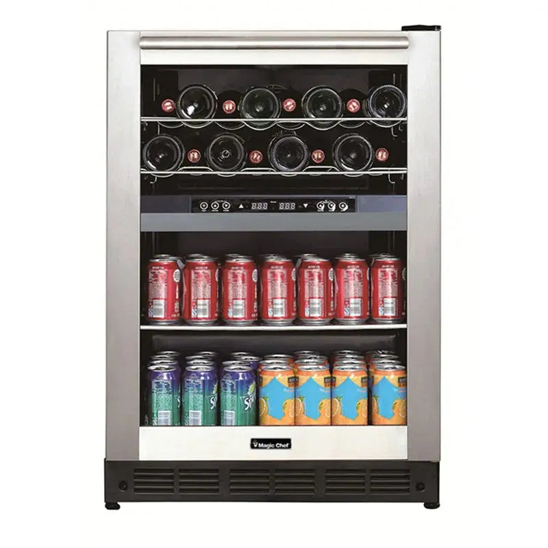 Magic Chef 23.4'' 44 Bottle Dual Zone | Fridge.com