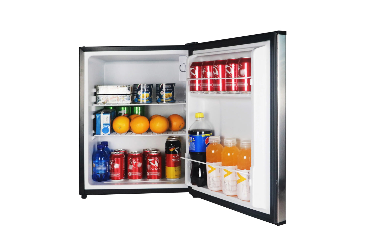 Magic Chef Energy Star 2.4 Cu. Ft. 18.5" W Mini Fridge, Stainless Steel Door | Fridge.com