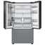 Bespoke 24 Cu. Ft. 3-Door French Door Smart Refrigerator with Family Hub in White Glass/Matt Grey Glass, Counter Depth | Fridge.com