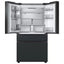 Bespoke 23 Cu. Ft. 4-Door French Door Smart Refrigerator with Family Hub in Charcoal Glass/Matte Black, Counter Depth | Fridge.com