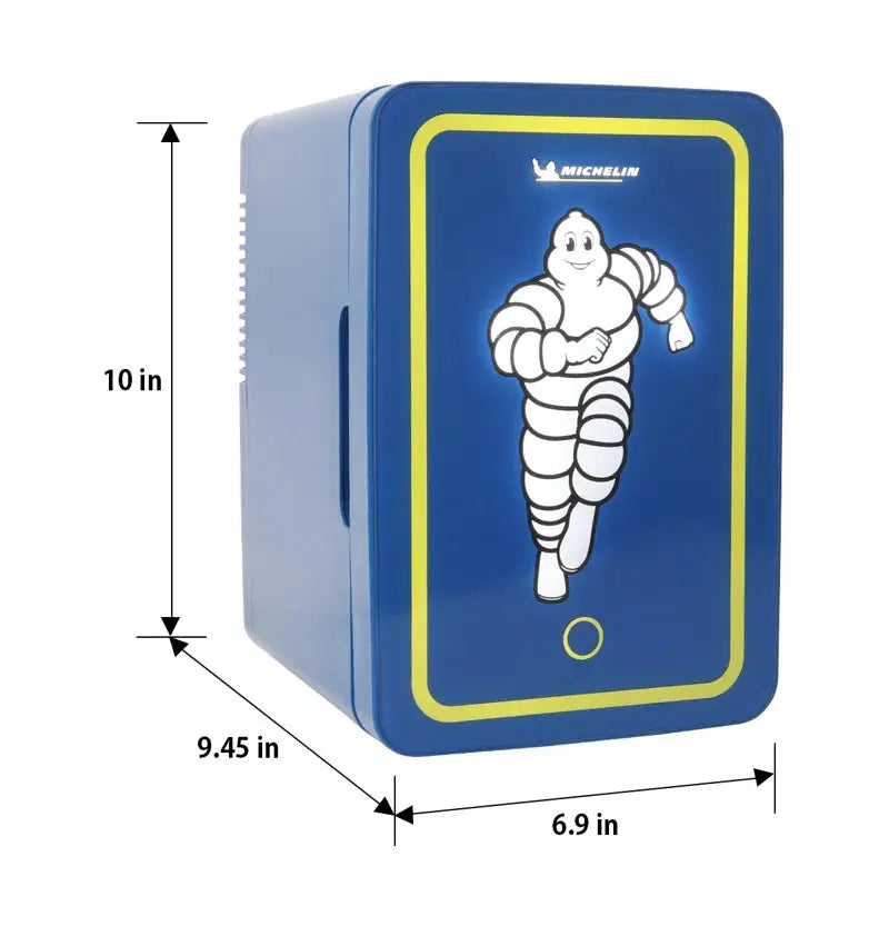 Michelin 6L Portable Mini Fridge with LED Light, 12V 110V 6 Can Cooler | Fridge.com