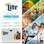 Miller Lite Ice Chest Beverage Cooler with Bottle Opener, 51L (54 QT), 85 Can Steel-Belted Portable Cooler, White and Blue, for Camping, Beach, RV, Bbqs, Tailgating, Fishing | Fridge.com