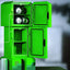 Minecraft Green Creeper Body 12 Can Mini Fridge 8L 2 Door Ambient Lighting 25.2" H 9.5" W 9.1" D | Fridge.com