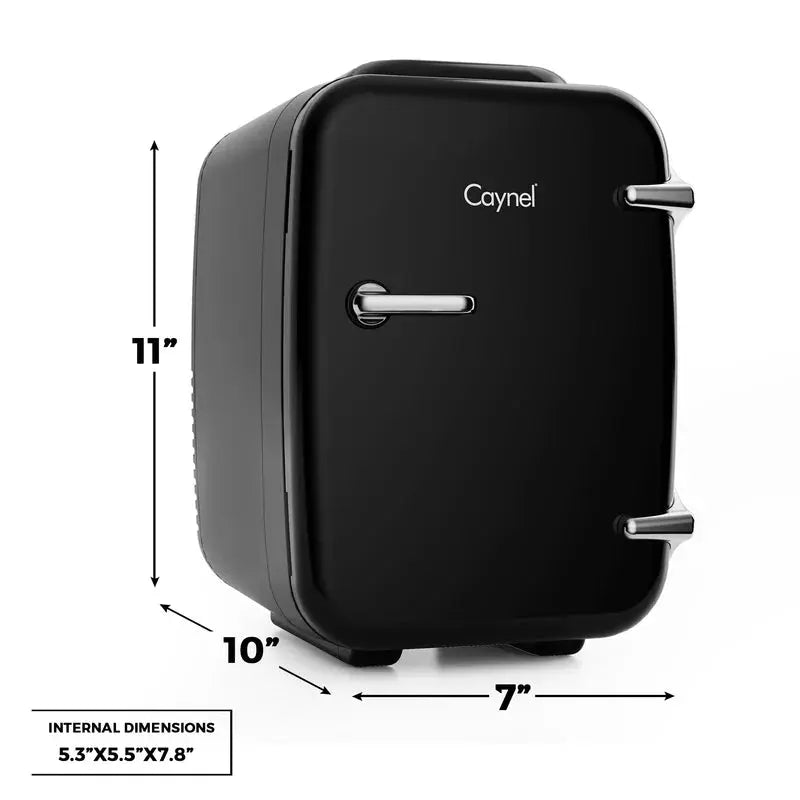 Mini Fridge Portable Travel Thermoelectric 4 Liter Cooler and Warmer for Skincare | Fridge.com