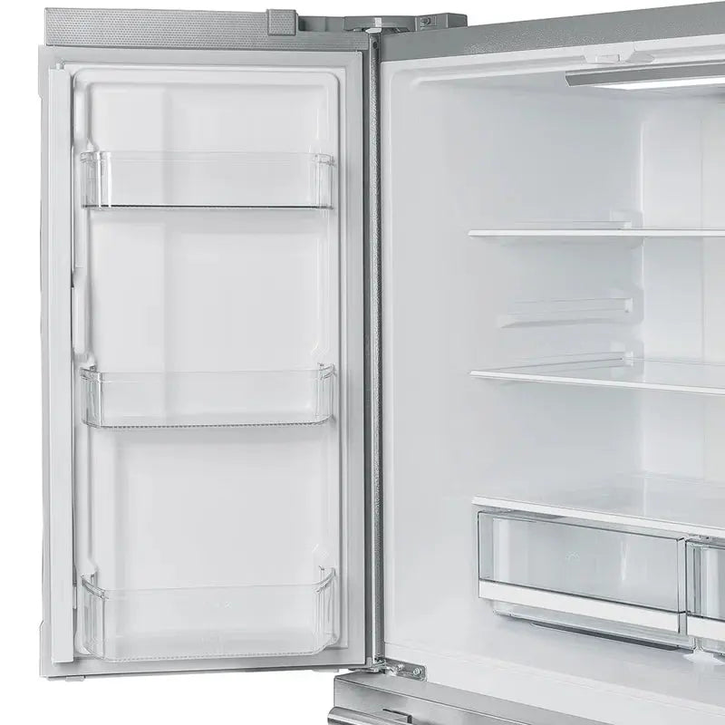 Moena 36-Inch French Door Refrigerator in Stainless Steel, 19.2 Cu.Ft. Capacity with Ice Maker | Fridge.com