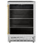 Monument 24 In. Single Zone 154-Can Beverage Fridge with LED Lighting in Stainless Steel | Fridge.com