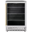 Monument 24 In. Single Zone 154-Can Beverage Fridge with LED Lighting in Stainless Steel | Fridge.com