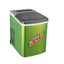 Mountain Dew 26 Lbs. Stainless Steel Ice Maker - Green with Various Ice Types | Fridge.com