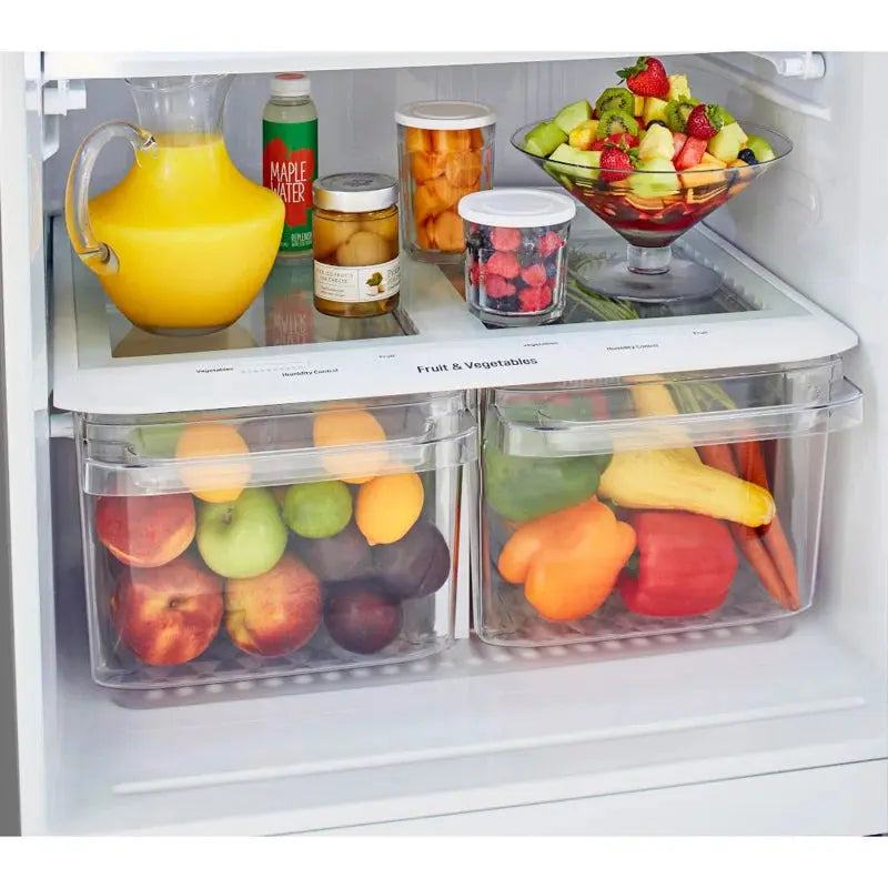 LG 20 Cu. Ft. Top Freezer Refrigerator W/ Multi-Air Flow and Reversible Door in Stainless Steel, ENERGY STAR, 30" | Fridge.com