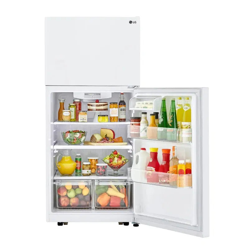 LG 20 Cu. Ft. Top Freezer Refrigerator W/ Multi-Air Flow and Reversible Door, ENERGY STAR, 30" | Fridge.com