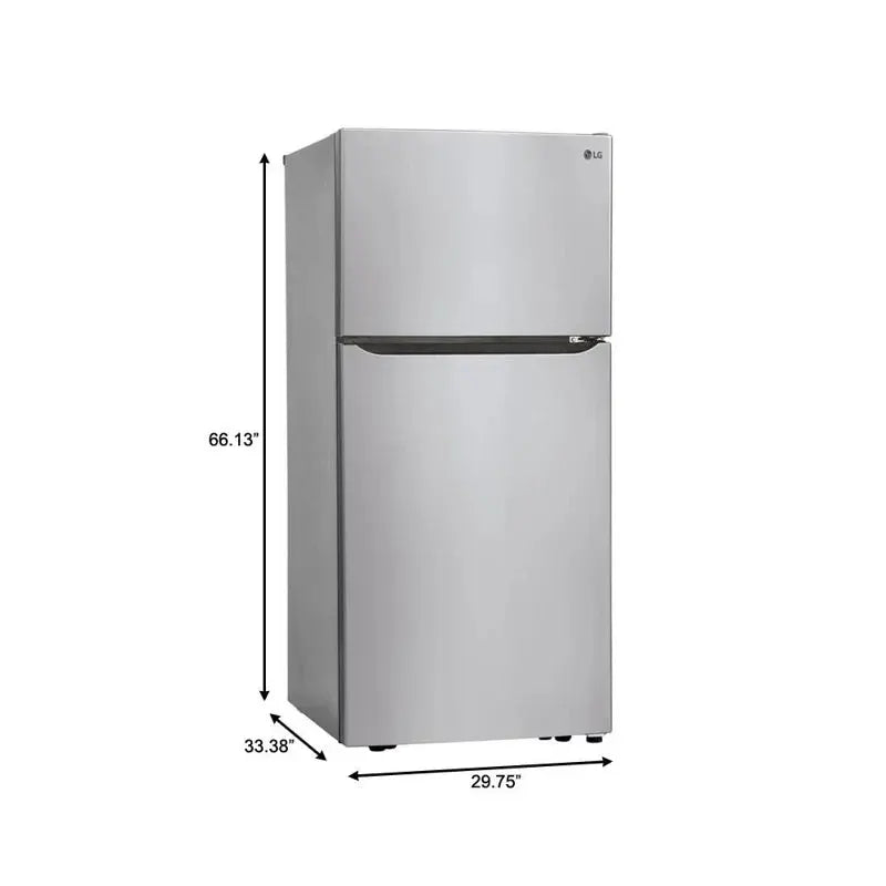 LG 20 Cu. Ft. Top Freezer Refrigerator W/ Multi-Air Flow and Reversible Door, ENERGY STAR, 30" | Fridge.com