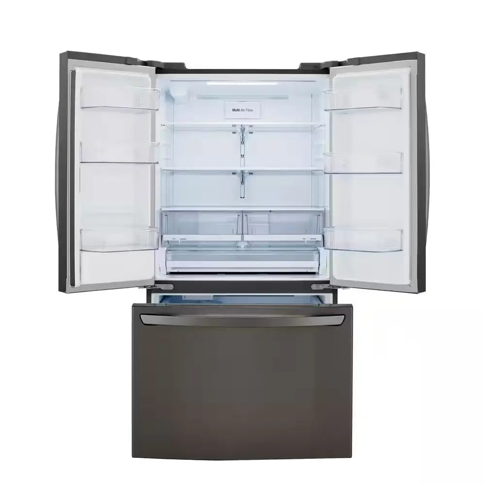 29 Cu. Ft. French Door Refrigerator W/Multi-Air Flow and Smartpull Handle Printproof Black Stainless Steel, ENERGY STAR | Fridge.com