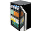 Newair 100 Can Beverage Fridge with Glass Door, Small Freestanding Mini Fridge in Stainless Steel | Fridge.com