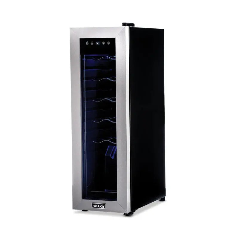 Newair 12 Bottle Single Zone Freestanding Wine Refrigerator | Fridge.com