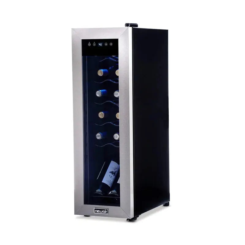 Newair 12 Bottle Single Zone Freestanding Wine Refrigerator | Fridge.com