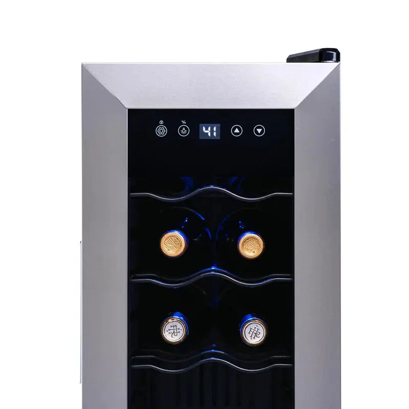 Newair 12 Bottle Single Zone Freestanding Wine Refrigerator | Fridge.com