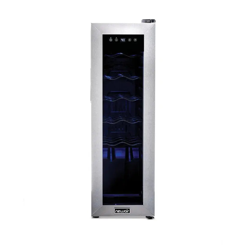 Newair 12 Bottle Single Zone Freestanding Wine Refrigerator | Fridge.com