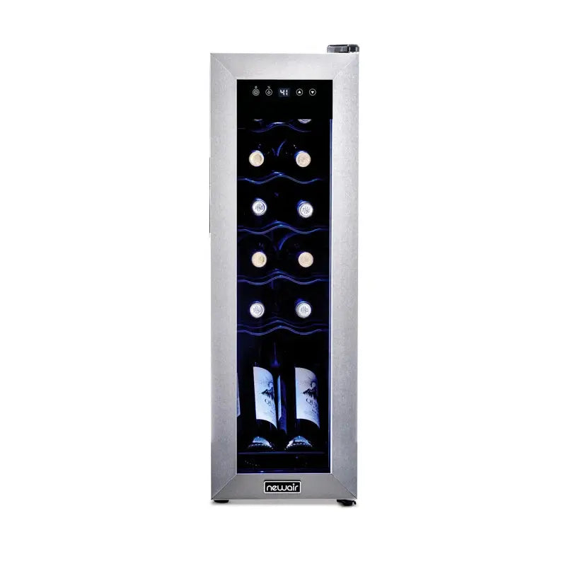 Newair 12 Bottle Single Zone Freestanding Wine Refrigerator | Fridge.com