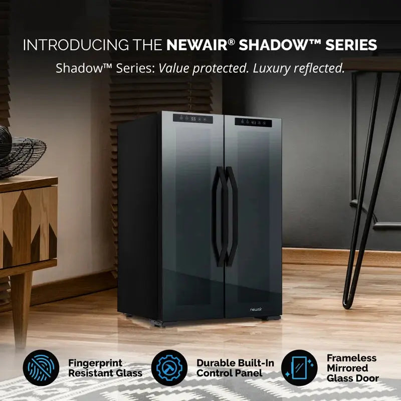 Newair 12 Bottle and 39 Can Dual Zone Freestanding Wine & Beverage Refrigerator | Fridge.com