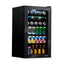 Newair 126 Can Freestanding Beverage Fridge in Onyx Black with Adjustable Shelves | Fridge.com