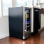 Newair 15 In. Built-In Dual Zone 9 Bottle and 48 Can Wine and Beverage Fridge in Stainless Steel | Fridge.com