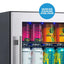 Newair 15 In. Built-In Dual Zone 9 Bottle and 48 Can Wine and Beverage Fridge in Stainless Steel | Fridge.com