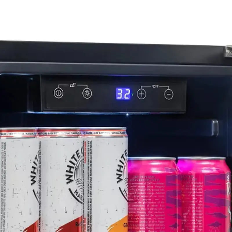 Newair 15" Built-In 90 Can Outdoor Beverage Fridge | Fridge.com