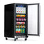 Newair 15" Built-In 90 Can Outdoor Beverage Fridge in Weatherproof Stainless Steel | Fridge.com