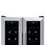 Newair 24 Bottle and 12 Can Dual Zone Freestanding Wine Refrigerator | Fridge.com