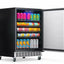 Newair 24" Built-In 160 Can Outdoor Beverage Fridge in Weatherproof Stainless Steel | Fridge.com