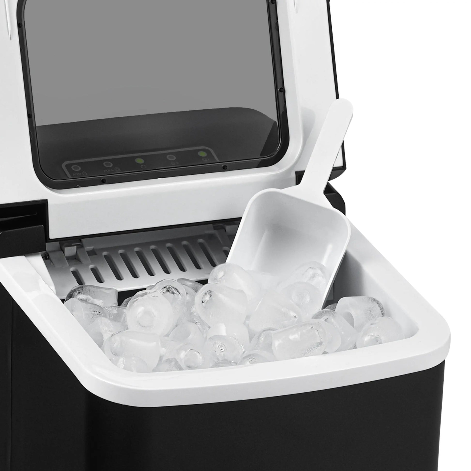 Newair 26 lbs. Countertop Ice Maker in Silver- NIM026MS00 | Fridge.com