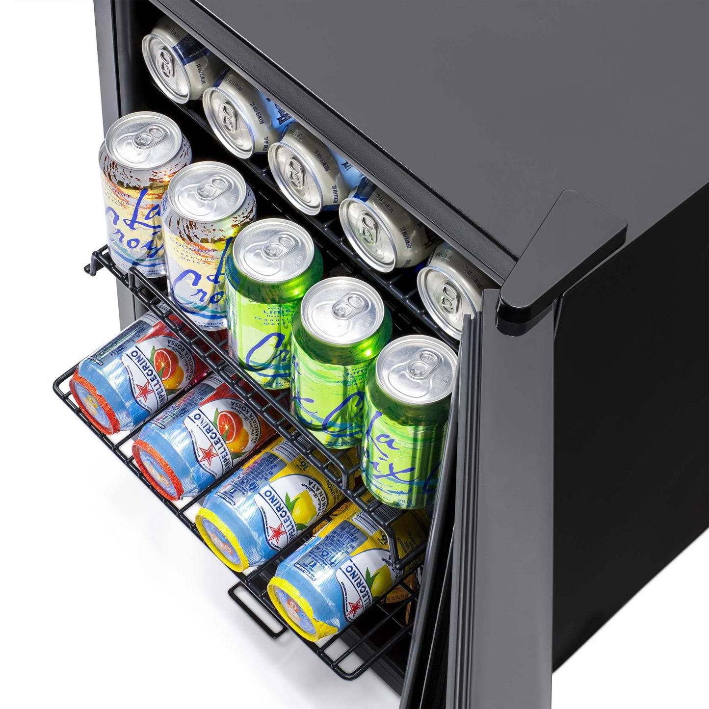 Newair 90 Can Beverage Refrigerator Cooler, Freestanding Small Mini Fridge in Black for Home, Office or Bar | Fridge.com