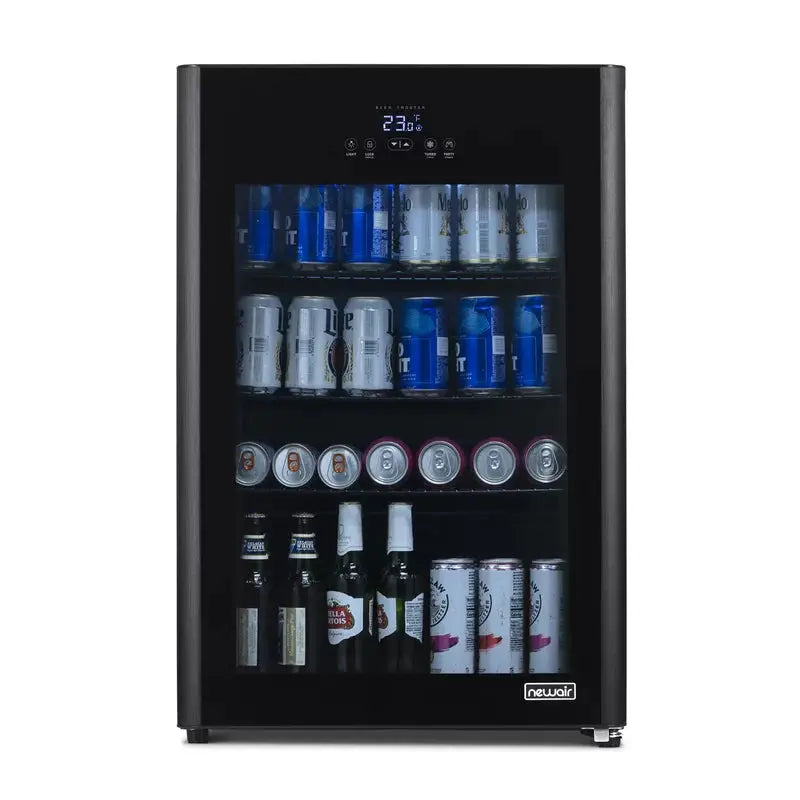 Newair Beer Froster 125 Can Freestanding Beverage Fridge in Black | Fridge.com