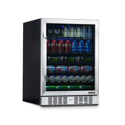 Newair Built-In 177 Can Beverage Fridge in Stainless Steel | Fridge.com