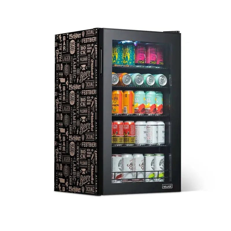 Newair Custom Designed Freestanding 126 Can Beer Fridge with Splitshelf | Fridge.com