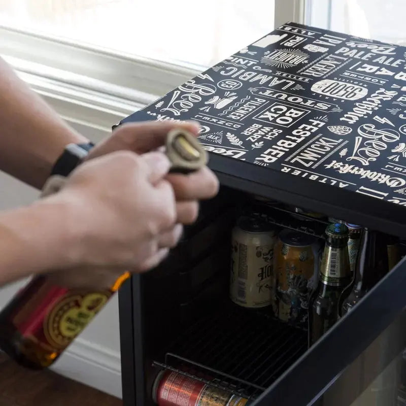 Newair Custom Designed Freestanding 126 Can Beer Fridge with Splitshelf | Fridge.com