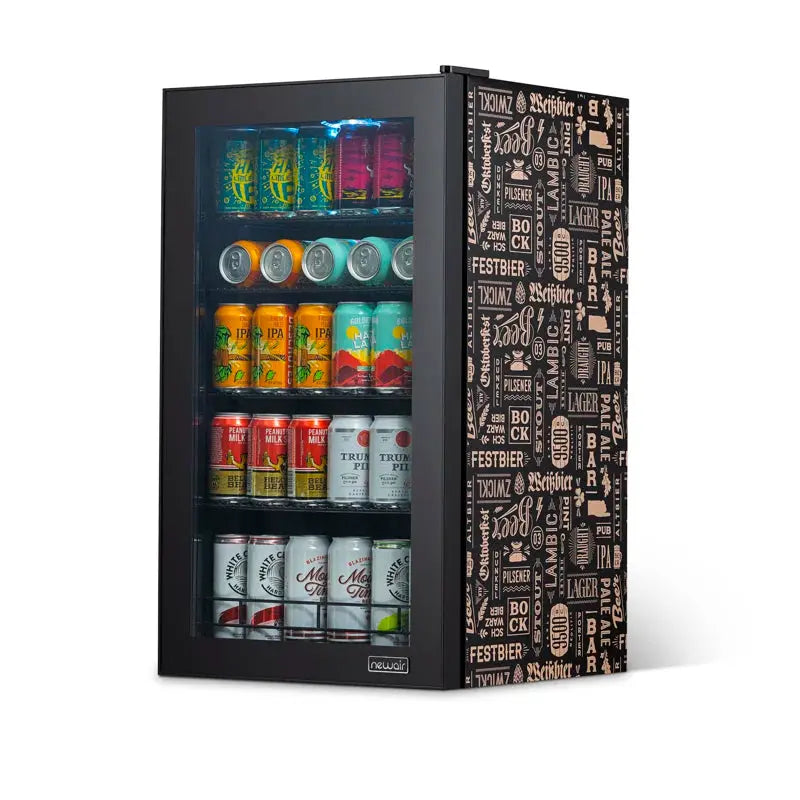 Newair Custom Designed Freestanding 126 Can Beer Fridge with Splitshelf | Fridge.com