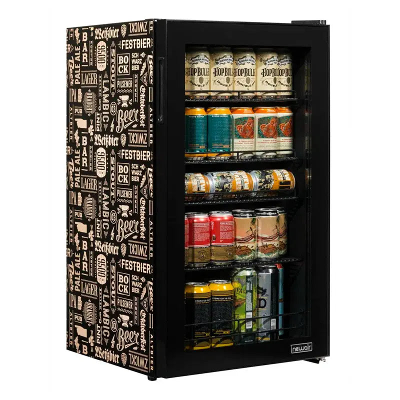 Newair Custom Designed Freestanding 126 Can Beer Fridge with Splitshelf | Fridge.com