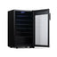 Newair Freestanding 33 Bottle Compressor Wine Fridge in Stainless Steel, Adjustable Racks | Fridge.com