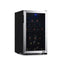 Newair Freestanding 50-Bottle Compressor Wine Fridge in Stainless Steel | Fridge.com