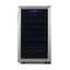 Newair Freestanding Wine Fridge, 43 Bottle Dual Zone Compressor Wine Cooler Fridge in Stainless Steel | Fridge.com