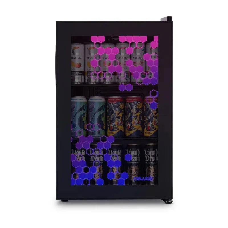 Newair Prismatic™ Series 85 Cans (12 Oz.) 2.5 Cubic Feet Freestanding Beverage Refrigerator | Fridge.com