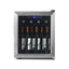 Newair, 16 Bottle Freestanding Wine Fridge, Stainless Steel Wine Cooler | Fridge.com