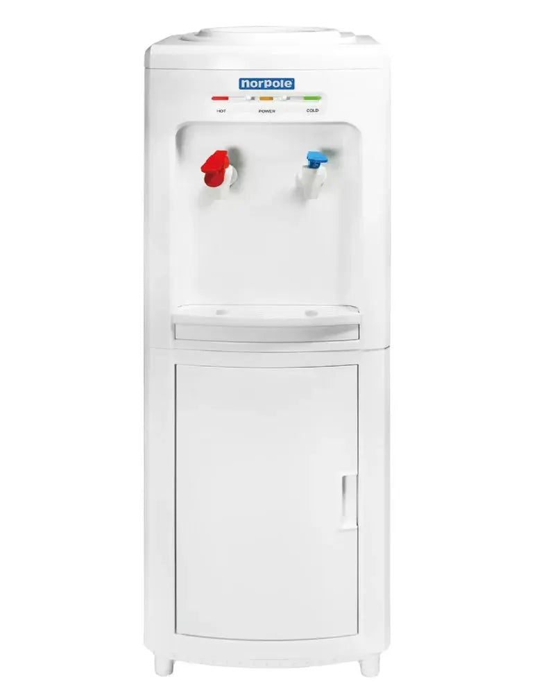 Norpole White Free Standing Top Loading Water Dispenser | Fridge.com